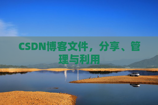 CSDN博客文件，分享、管理与利用